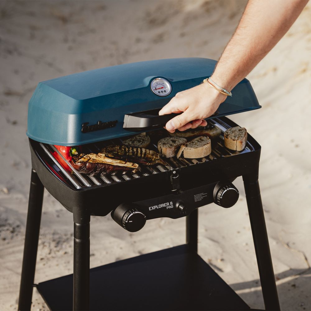 Барбекю за къмпинг: как да изберем барбекю: газ или въглища, с ръка на газово барбекю на плажа