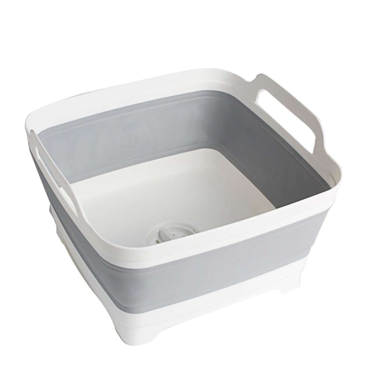 Сгъваема мивка-леген за къмпинг Brunner TANQ, практична преносима мивка със сифон за миене, съдове, къмпинг, кемпер, каравана.