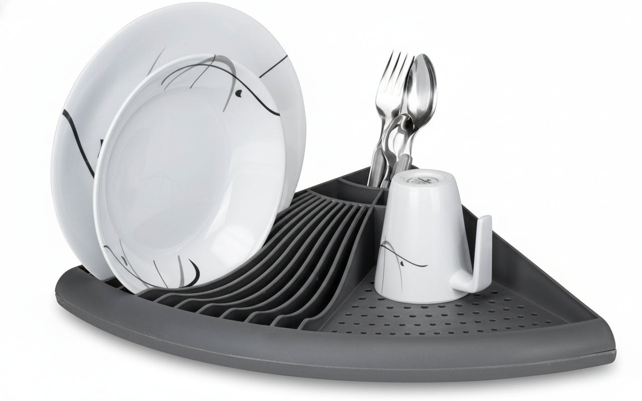 dish drainer compack outdoor camper caravan, Отцедник сушилник за чинии и съдове в каравана или кемпер