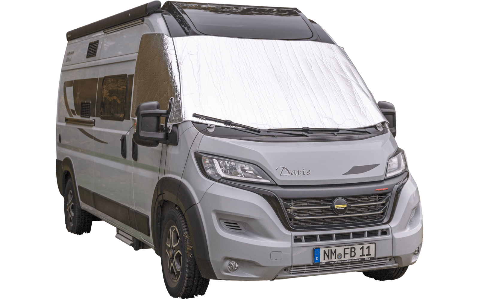 Външен термоизолиращ сенник Berger за Fiat Ducato 250/290, кемпер покривало, защита, GOCAMPY. External thermal awning for camper.