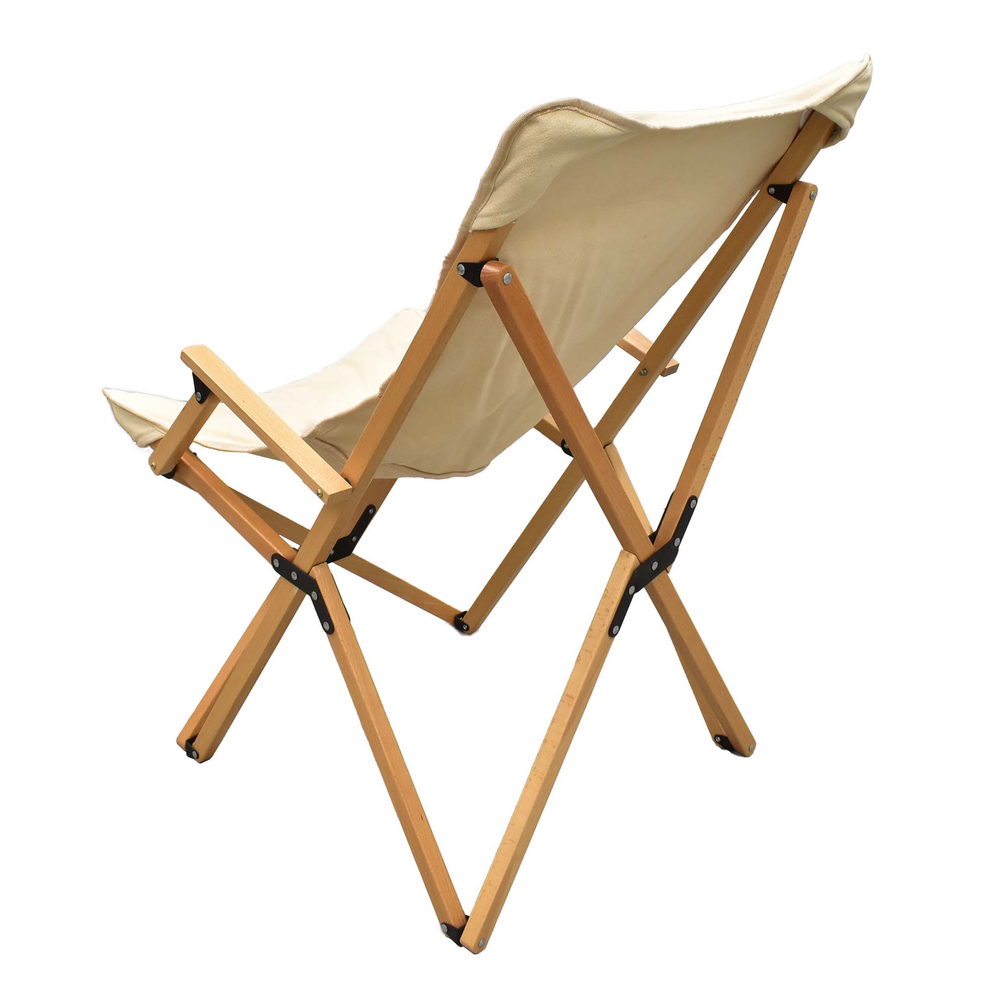 Сгъваем стол за къмпинг от дърво. Ретро стил с здраве текстил. Wooden folding chair for camping. boho style. Стил Бохо