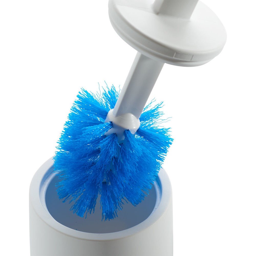 Компактна четка за тоалетна Dometic с тежка основа, която предотвратява преобръщане и разливане