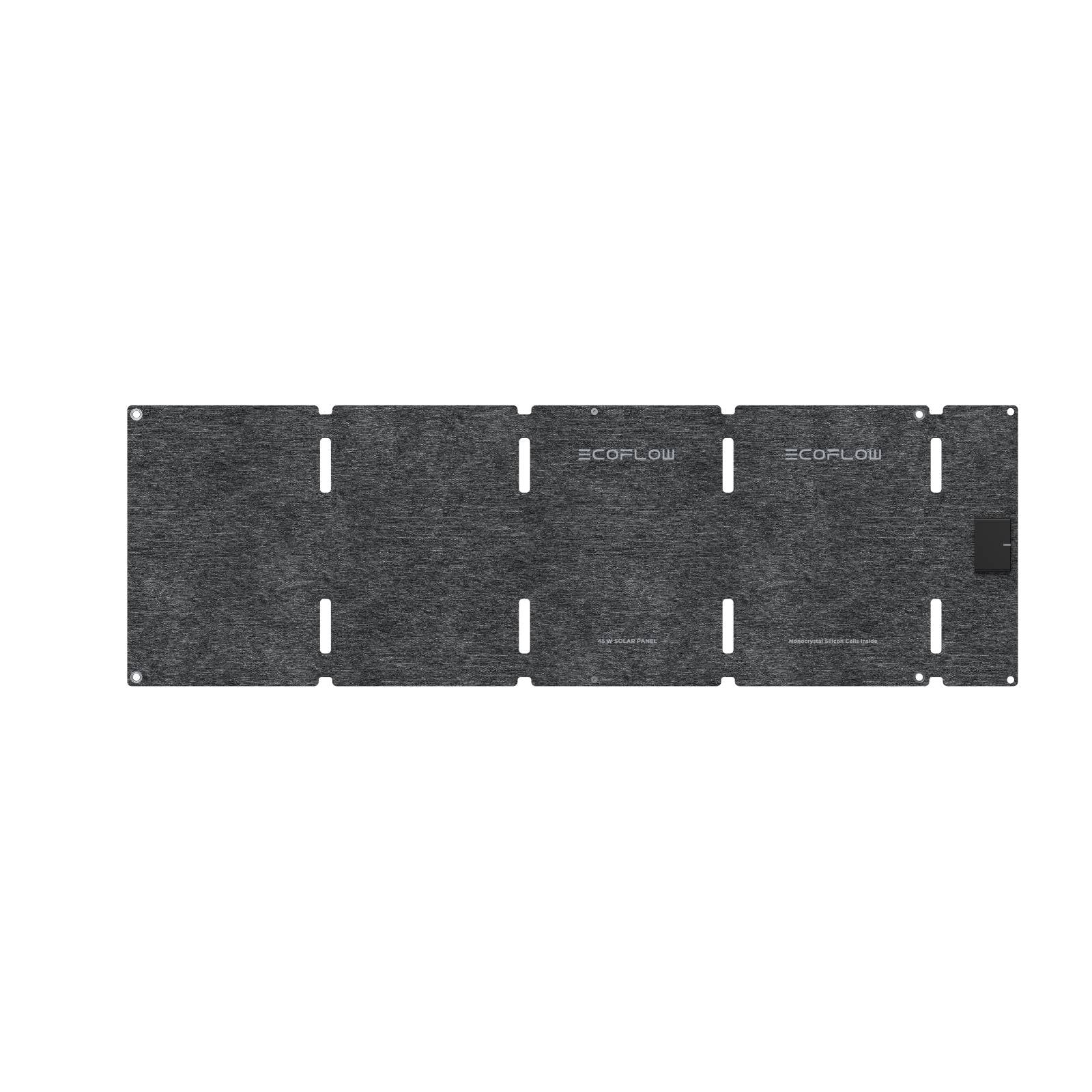 Преносим сгъваем соларен панел EcoFlow 45W за зареждане на устройства по време на къмпинг.
