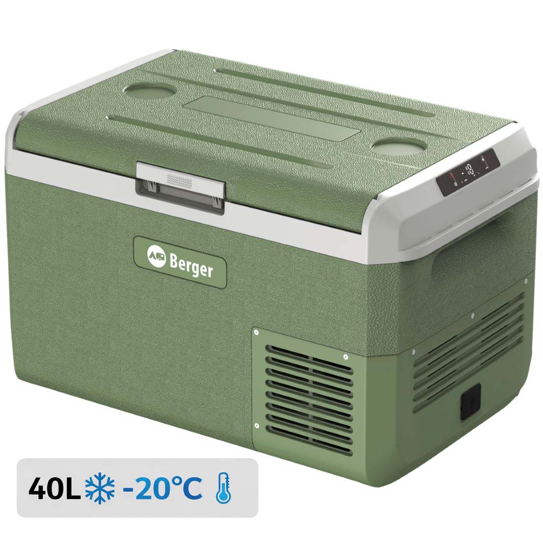 Компресорен хладилник за кола BERGER EPL 40 литра – BERGER EPL 40L compressor car fridge