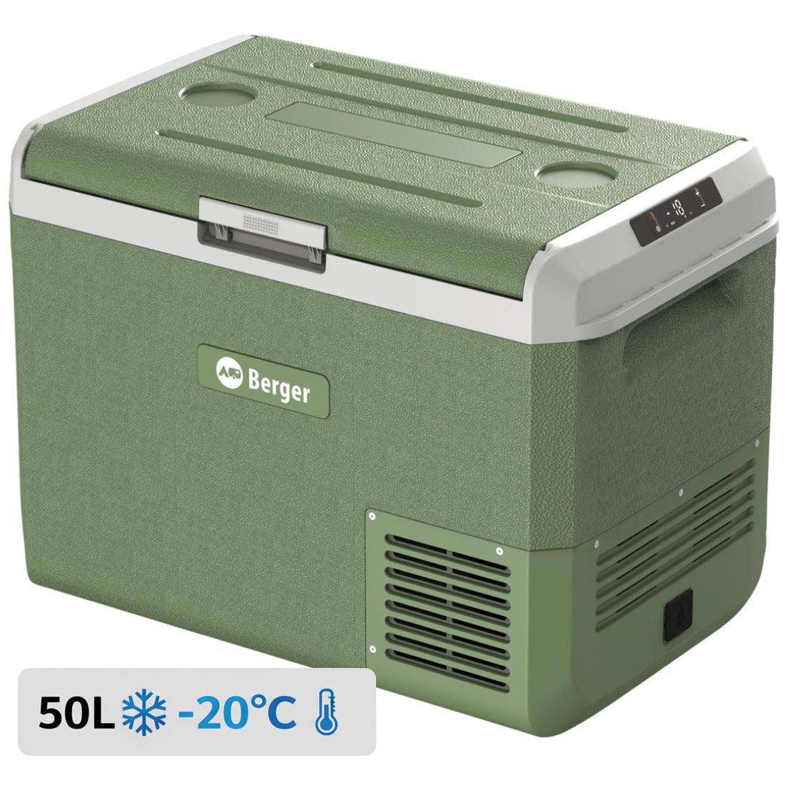 Мобилен хладилник за кола BERGER EPL 50 литра – BERGER EPL 50L compressor car fridge
