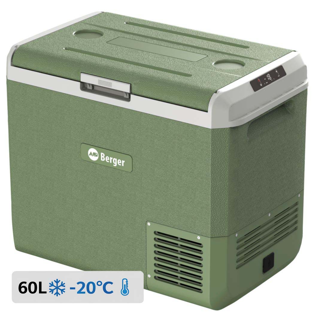 Компресорен хладилник за кола BERGER EPL 60 литра – BERGER EPL 60L compressor car fridge
