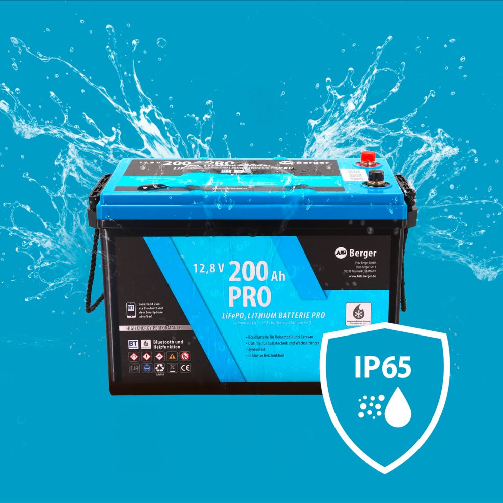 Berger LiFePO4 батерия с BMS защита и IP65 корпус