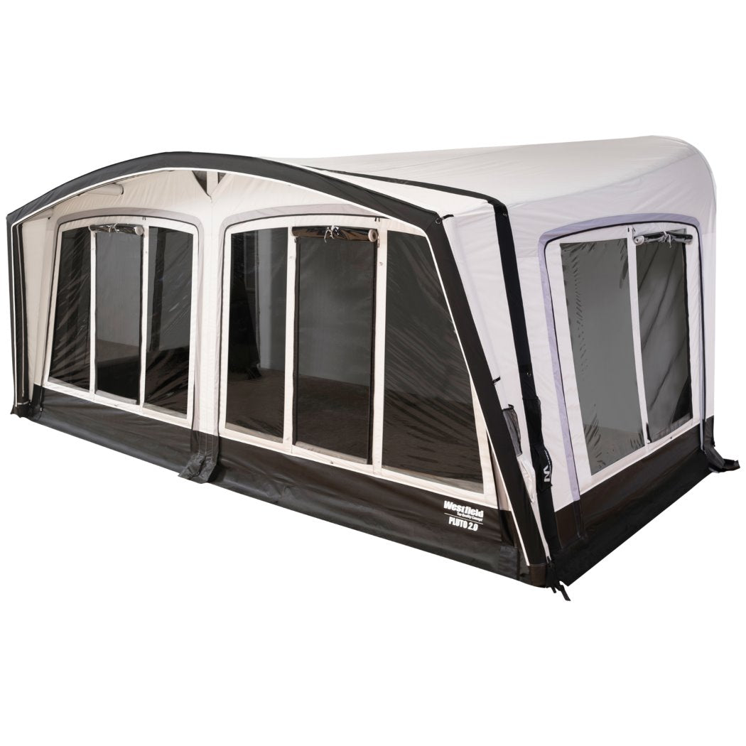Детайл на надуваемата Air Frame конструкция на WESTFIELD PLUTO 2.0 – Air frame construction detail of WESTFIELD PLUTO 2.0 caravan awning