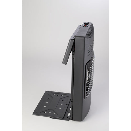 Газова отоплителна печка MEVA Relax 4,2 kW в изправено положение с отворена стойка