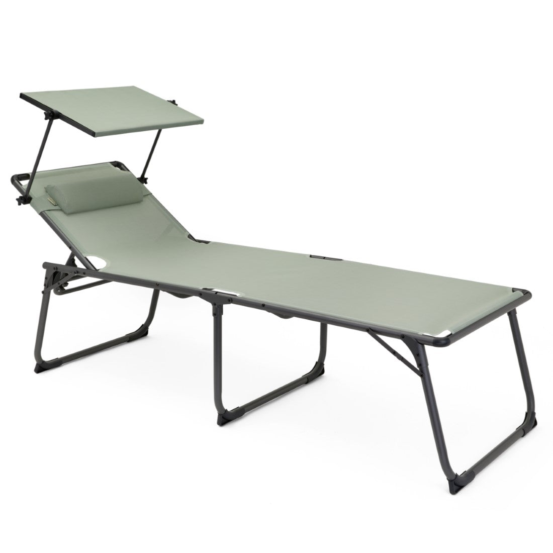 Сгъваем шезлонг Berger Iseo XL зелен за каравана и кемпер