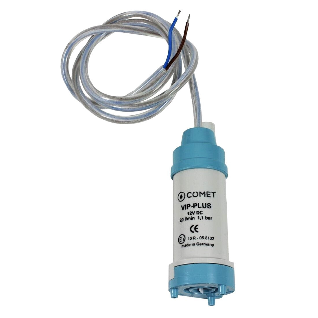 Потопяема помпа за вода COMET VIP PLUS 12v 20л/мин. за кемпери, каравани и лодки. Надеждни аксесоари за къмпинг от Gocampy.