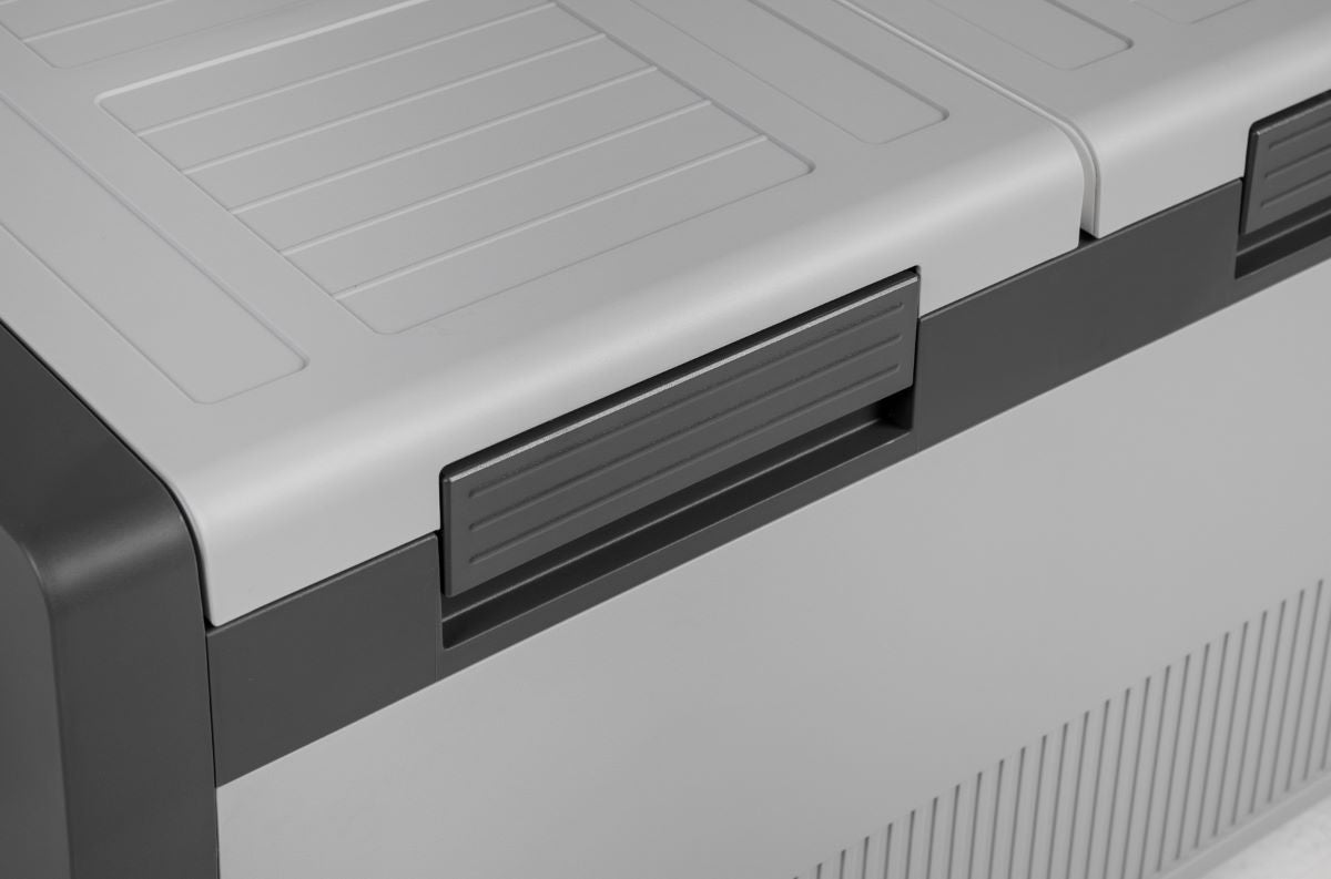 Преносим Компресорен хладилник за кола или лодка с две зони, Brunner 73 литра, Portable dual zone compressor refrigerator, camperor caravan