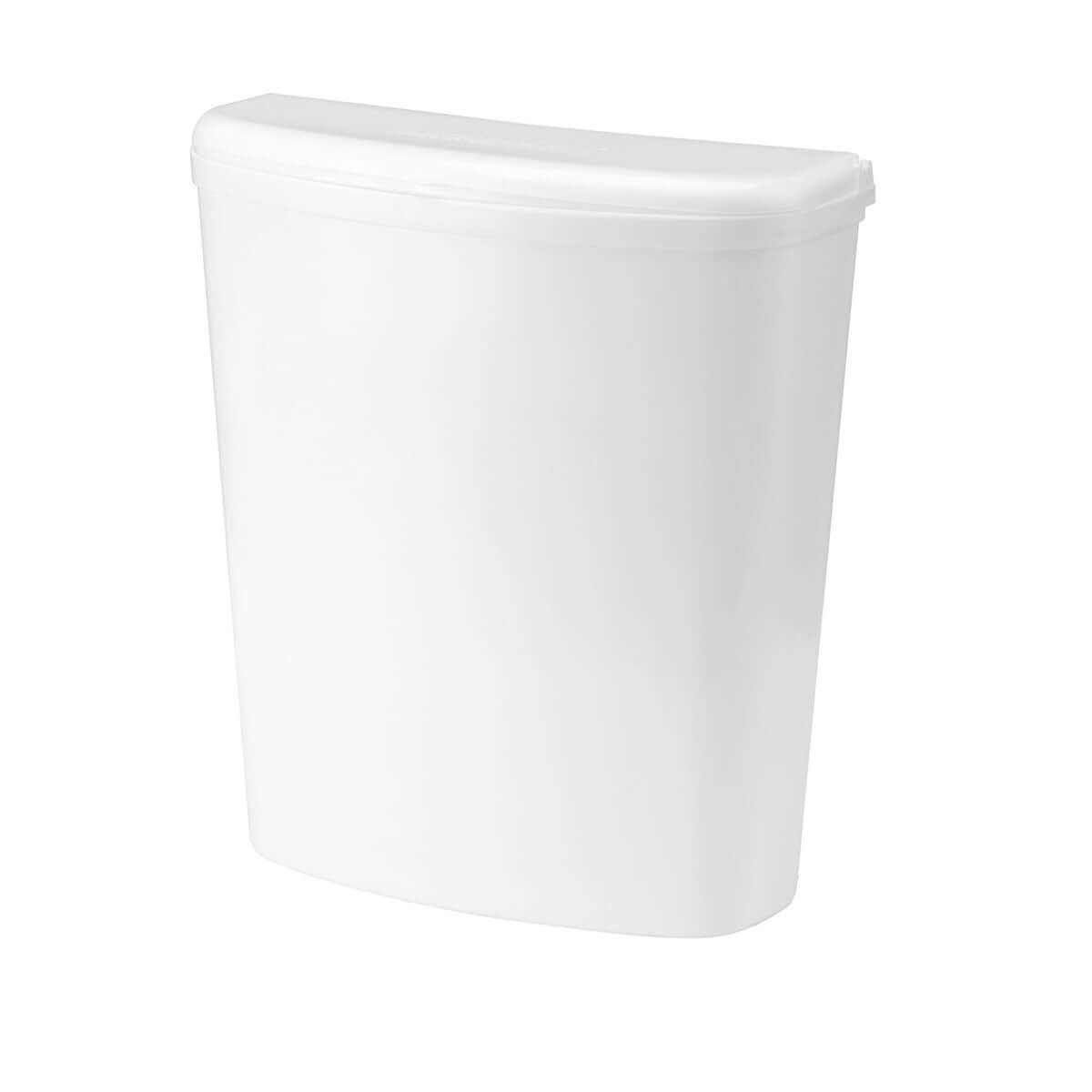 Компактен кош за боклук BRUNNER Pillar 5.5л с капак за кемпер, лесен монтаж на врата, 380g, пластмасов.