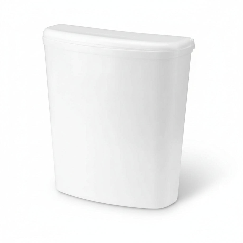 Компактен кош за боклук BRUNNER Pillar 5.5л с капак за кемпер, лесен монтаж на врата, 380g, пластмасов.