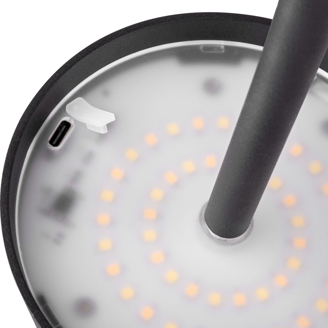 Настолна лампа за къмпинг за открито с батерия, водоустойчива, презареждаща, топла светлина BUNNER Lucien. rechargeable camping light for outoodr use.