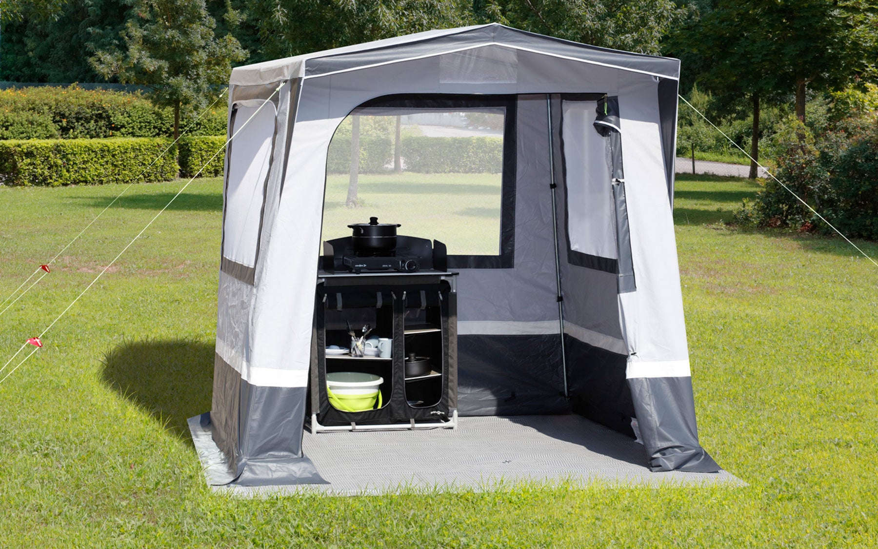 Палатка кухня допълнение към форцелт на каравана. Подходяща за склад BRUNNER CORIANDER, storage tent, kitchen, camping palatka, kuhnia, sklad