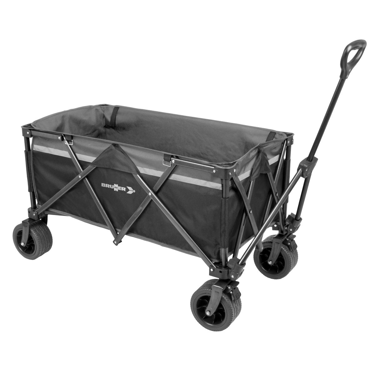 Сгъваема транспортна количка BRUNNER Cargo Compact XL с метална рамка и голям товарен обем