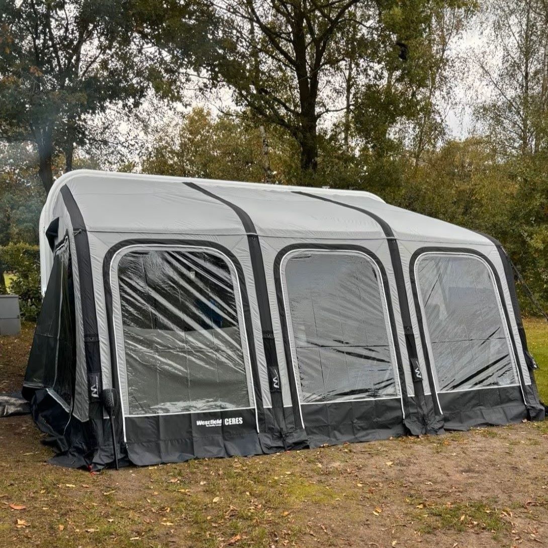 Надуваем форселт за каравана Westfield Ceres 911см - 1120 см, анекс, UV защита, воден стълб 6000мм, здрава материя, устойчиво на бури.