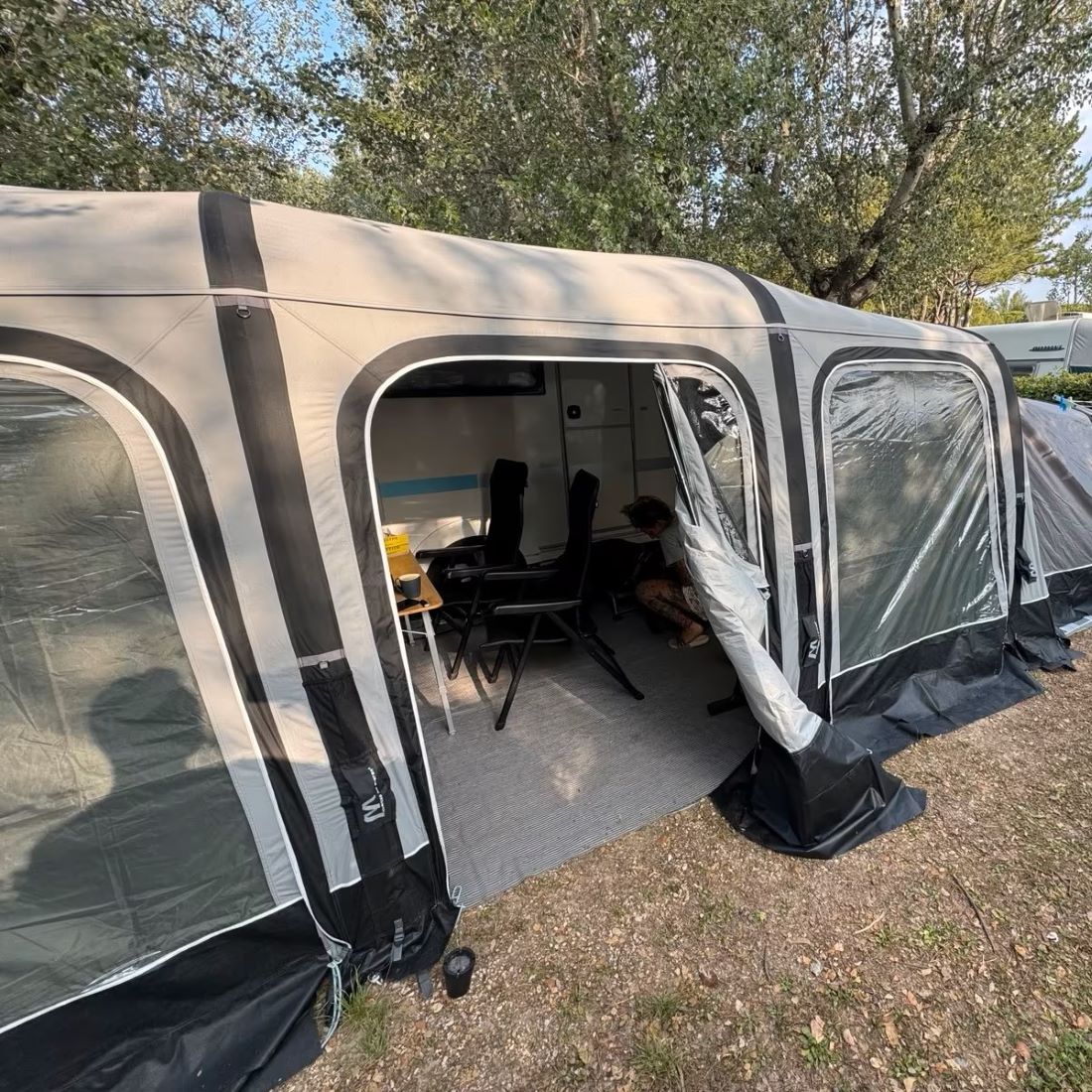 Надуваем форселт за каравана Westfield Ceres 911см - 1120 см, анекс, стабилен на вятър, UV защита, здрав HydroTech® Ripstop материал.