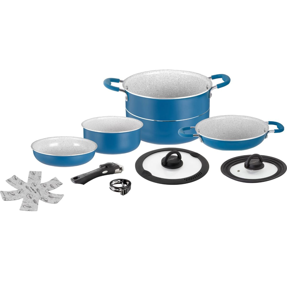 brunner camping Camping Kochtopf- und Pfannenset BRUNNER CAREZZA 7-teilig 22cm