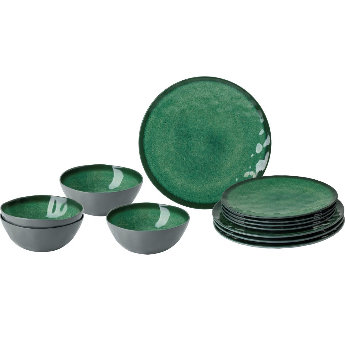 Сервиз чинии за къмпнг BRUNNER MIDDAY VENETIAN SEA GREEN - елегантни и устойчиви къмпинг аксесоари.