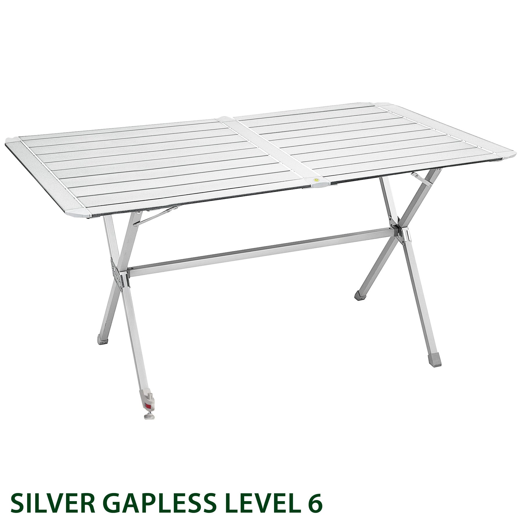 Folding alloy table for camping 1 light weight and stirdy construction. Здрава сгъваема алуминиева маса за къмпинг, караван и кемпер. без процепи.