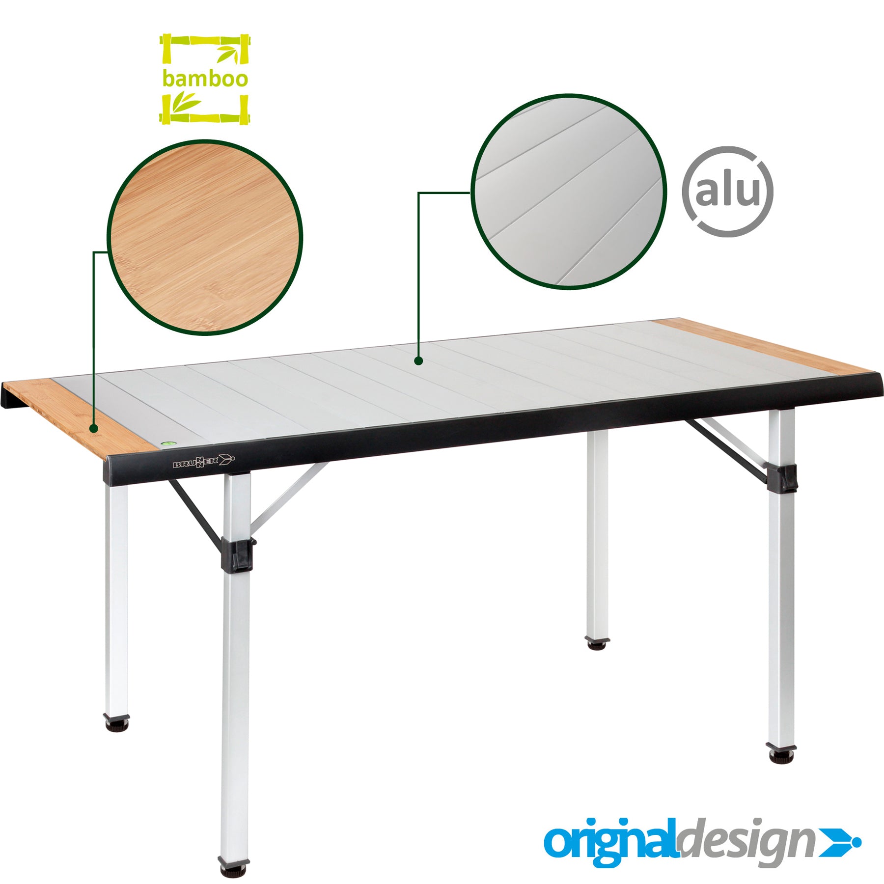 brunner campingtisch titanium BRUNNER TITANIUM QUADRA TROPIC folding table for camping