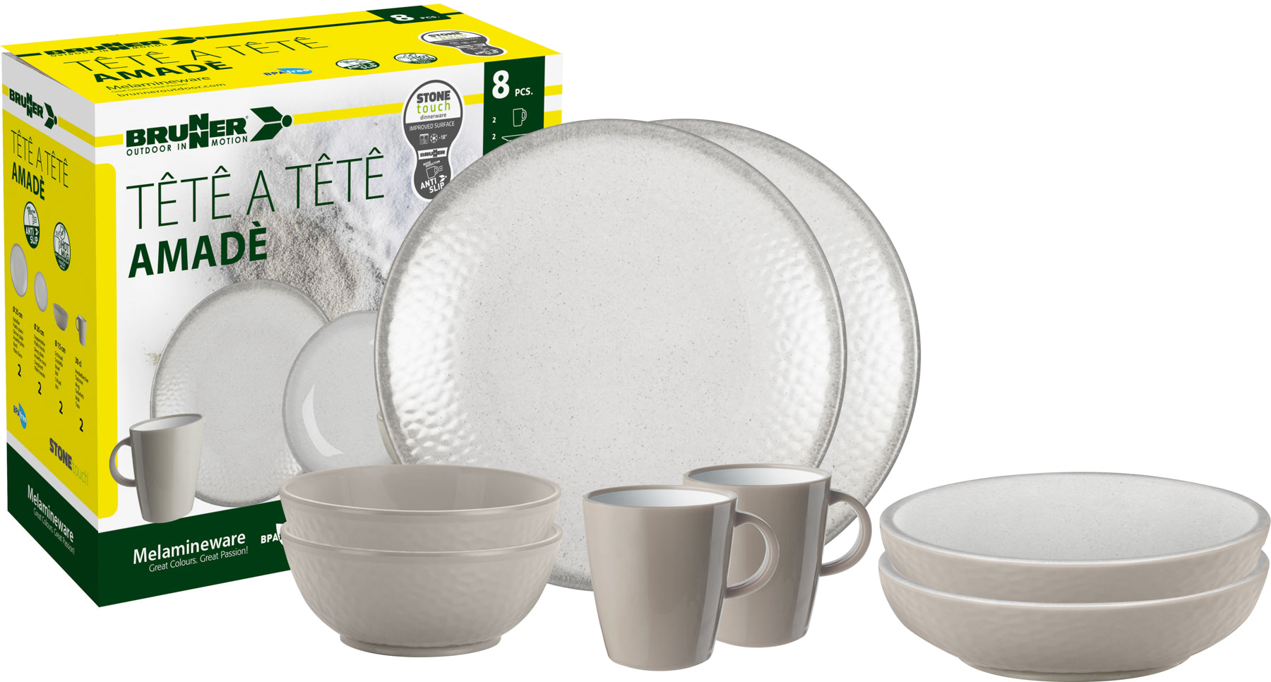 TÊTE-Â-TÊTE AMADE Dining set for 2 people