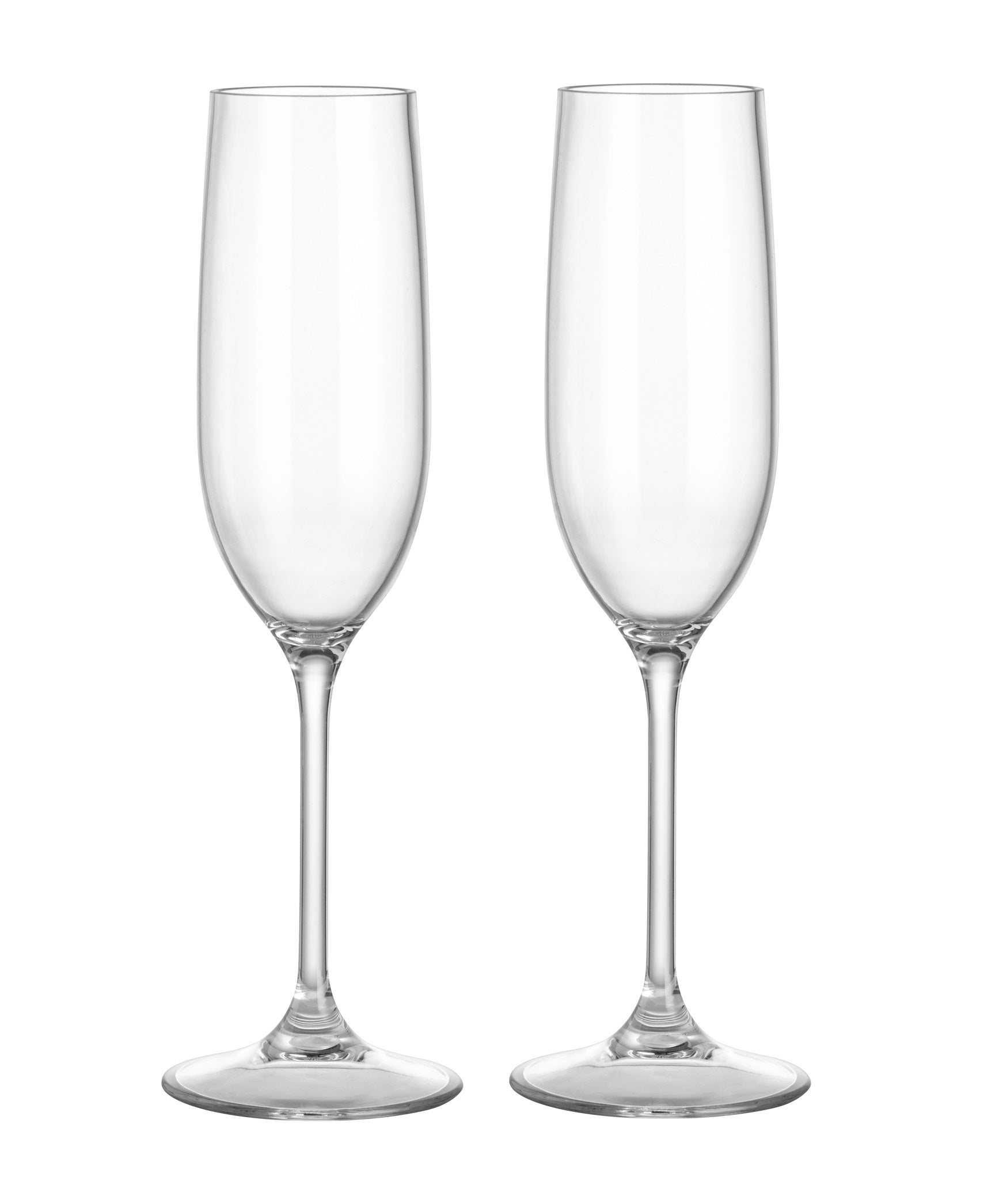 Чаши за вино от нечуплив материал за кемпер къмпинг или пикнинк. Polycarbonate material Brunner italian design Prosecco glass