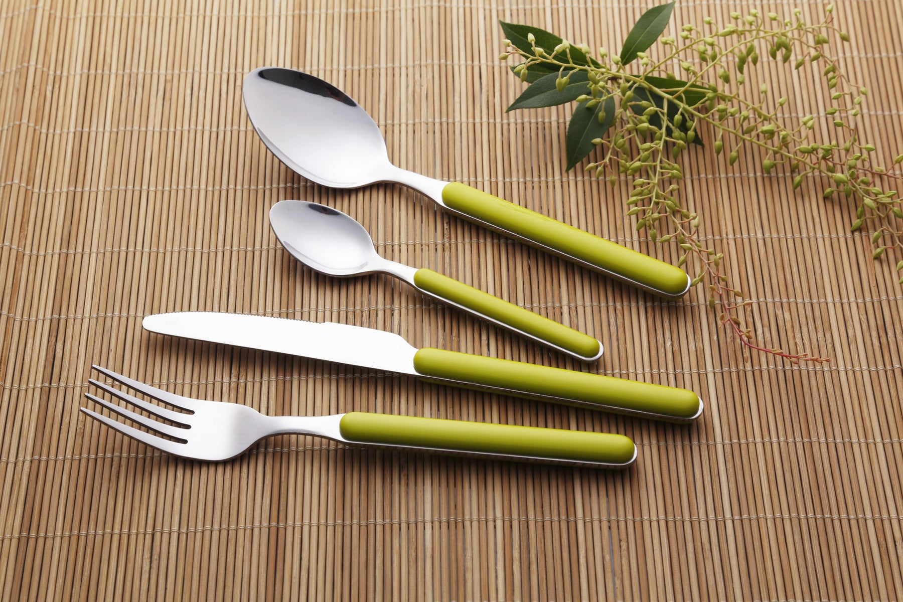 Прибори за хранене за къмпинг, вилици, ножове, лъжици 12 части, Cutlery set for camping BRUNNER Italia