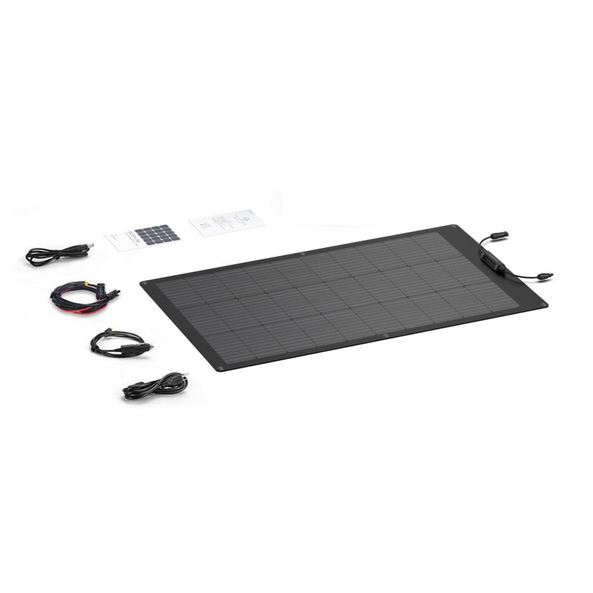 Гъвкав соларен панел EcoFlow 100W за покрив на кемпер, аксесоари за монтаж и употреба | GoCampy.com