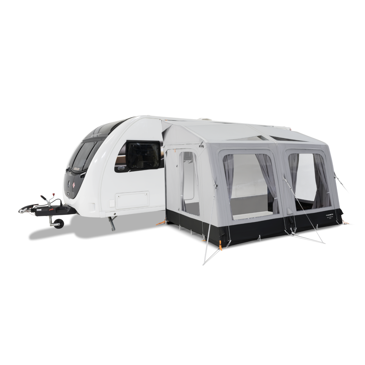 Dometic Rally AIR Tour 390 надуваема тента, преден изглед / Dometic Rally AIR Tour 390 inflatable awning front view