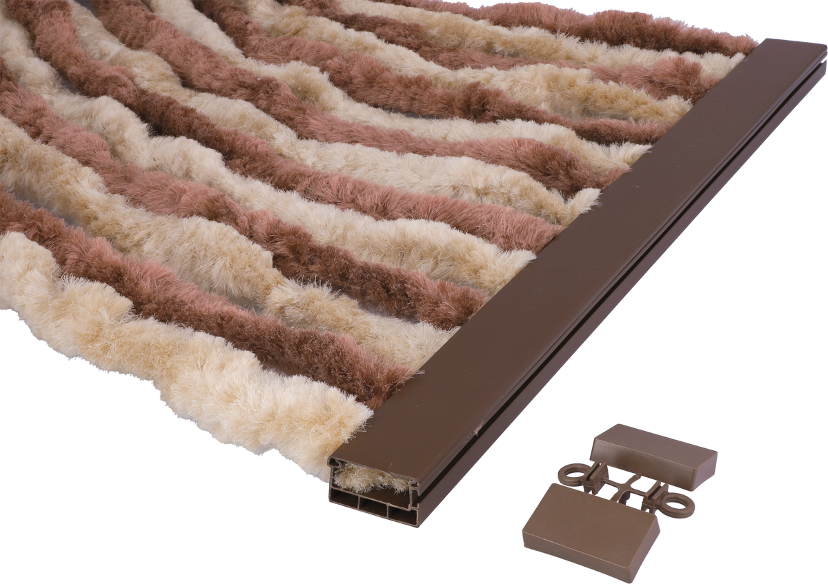 Завеса против насекоми Berger Chenille 56 × 185 cm – кафява / бежова