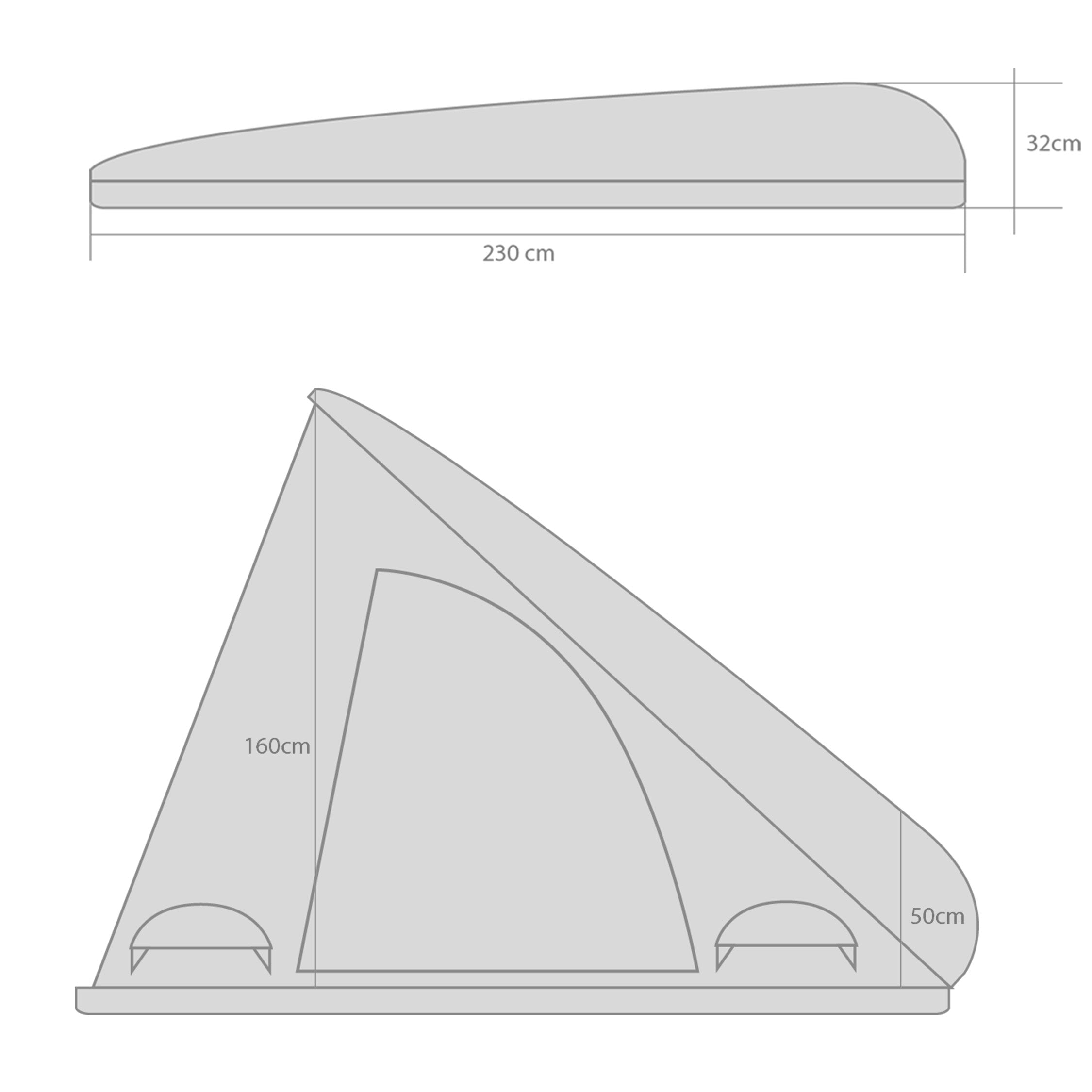 Hard shell rooftop tent, твърда покривна палатка за покрив на автомобил, ван или пикап. Dachzelt