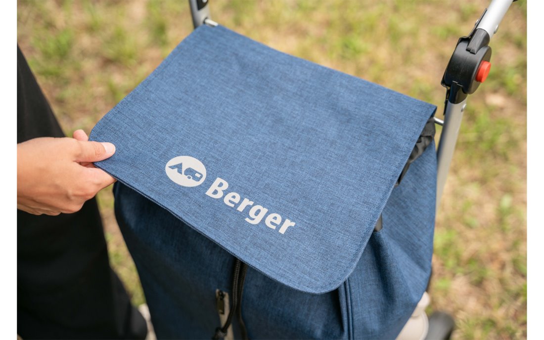 Сгъваема транспортна количка за пазар Berger Solna 48л