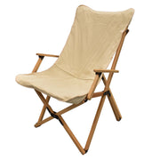 Сгъваем стол за къмпинг от дърво. Ретро стил с здраве текстил. Wooden folding chair for camping. boho style. Стил Бохо