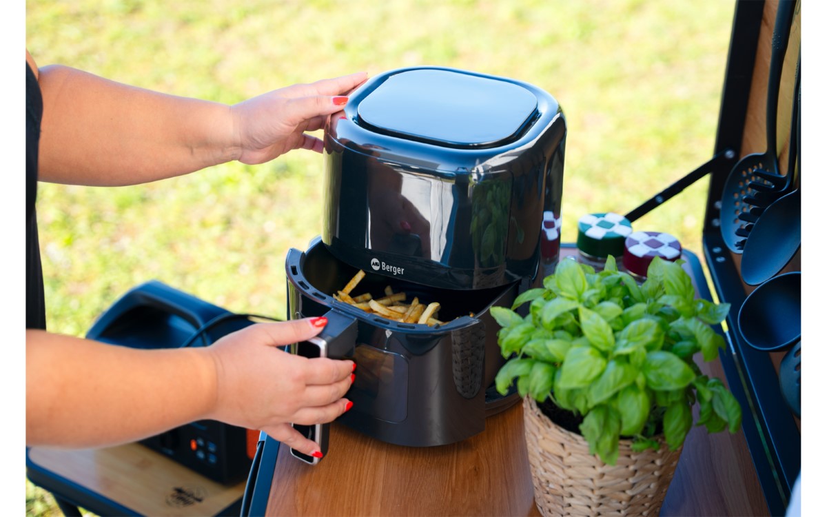 Berger VanFry Airfryer 4,5 L – еър фрайър с горещ въздух, 1400 W