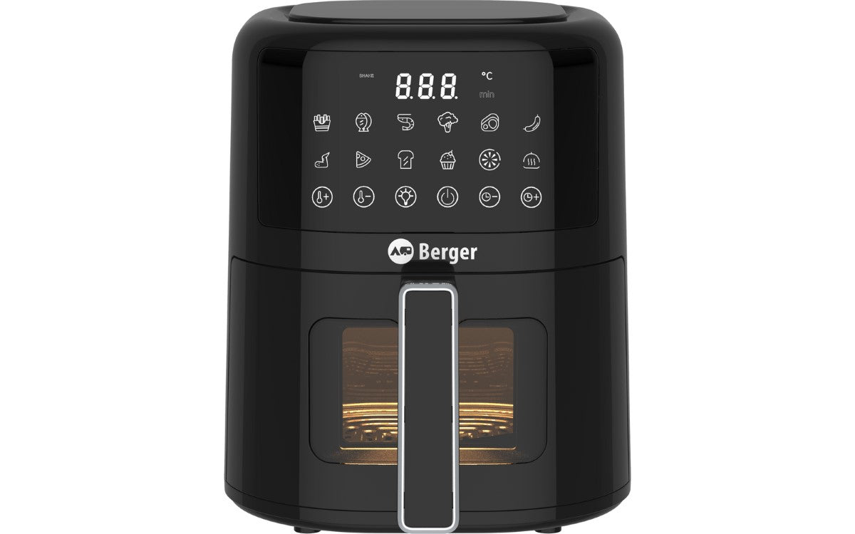Berger VanFry Airfryer 4,5 L – еър фрайър с горещ въздух, 1400 W