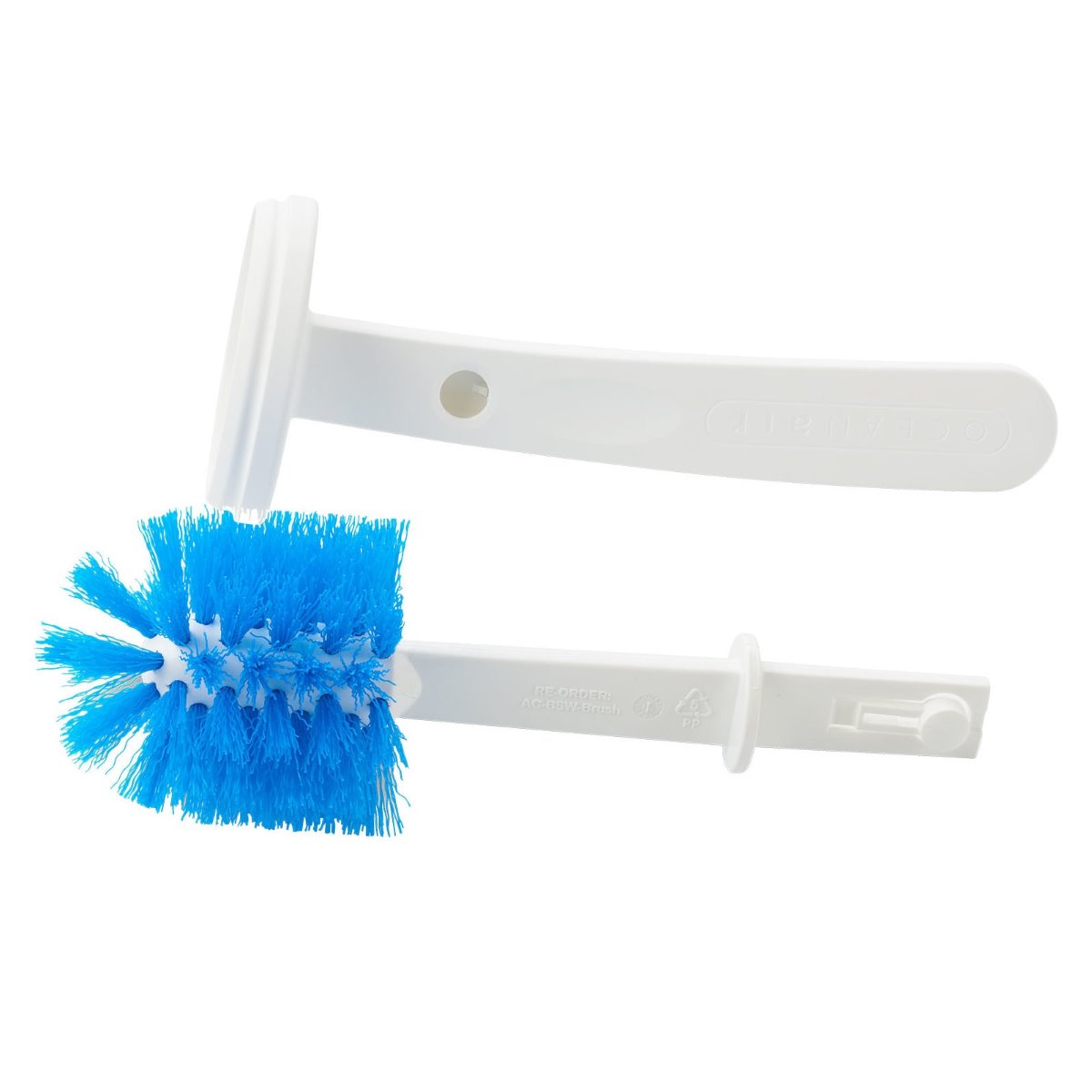 Ергономична четка за тоалетна Dometic с незалепваща пластмасова конструкция за лесно почистване