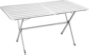 Folding alloy table for camping 1 light weight and sturdy construction. Здрава сгъваема алуминиева маса за къмпинг, караван и кемпер. без процепи.