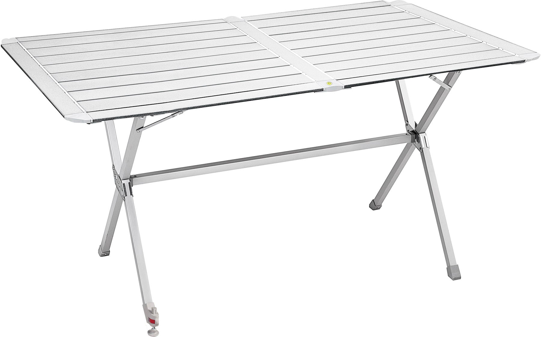 Folding alloy table for camping 1 light weight and sturdy construction. Здрава сгъваема алуминиева маса за къмпинг, караван и кемпер. без процепи.