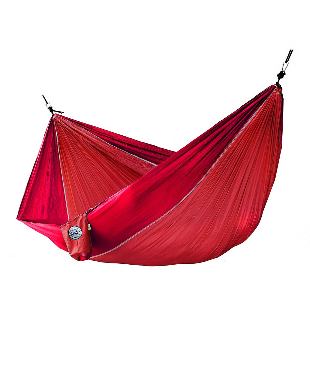 Hammock tourist, ultraligh, strong, modern design various colors, for camping and park. Хамак, лек, туристически, за парк, дървета, модерен дизайн и цветове, с въжета и карабинери