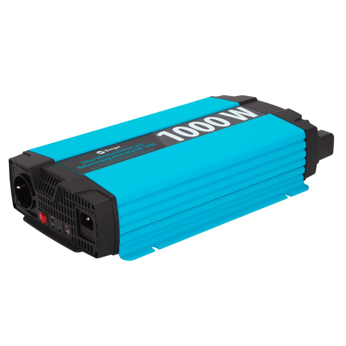 Инвертор чиста синуса 12 към 220 волта Berger за кемпери и каравани. подходящ за соларни системи и Lifepo4 акумулатори