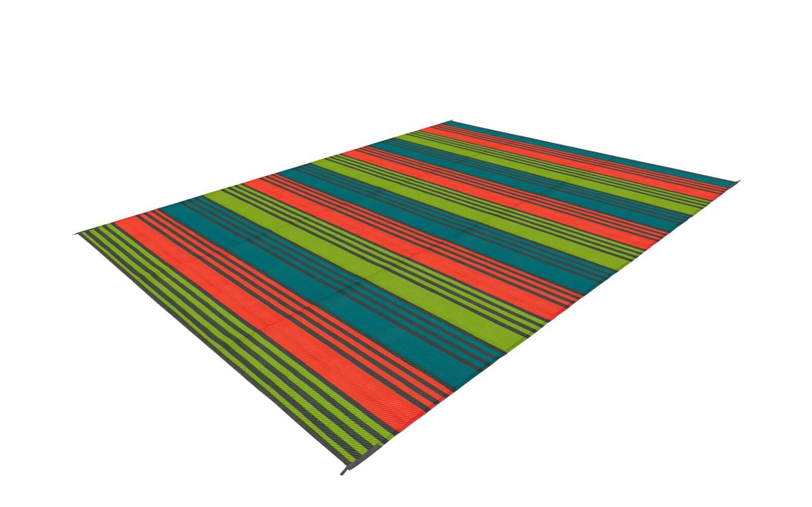 Цветен килим за форселт BERGER Stripes 300 х 250см, кемпер аскесоари, къмпинг оборудване, изгодно Gocampy