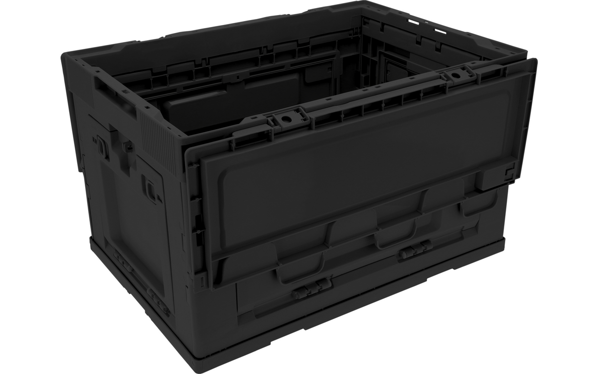 Черна кутия Berger CamperBox XL без капак, отворена отгоре