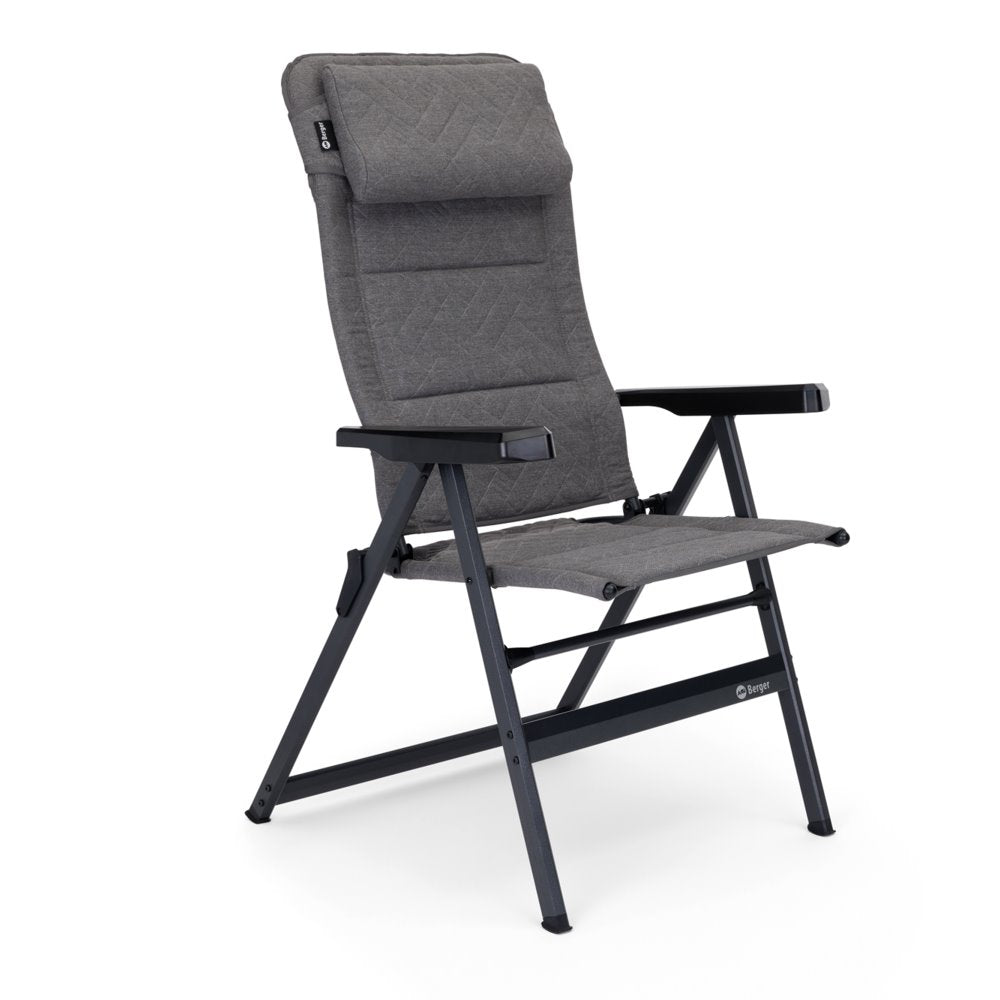 Луксозен сгъваем стол за къмпинг BERGER DAKAR, къмпинг оборудване, мебели за къмпинг, Gocampy, кемпер, каравана, качествен, цена