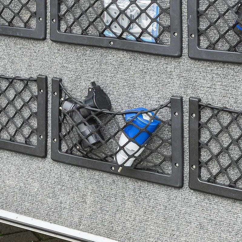 Berger мрежа органайзер за кемпер, каравана и автомобил - идеален аксесоар за къмпинг оборудване с практична организация и добра цена.