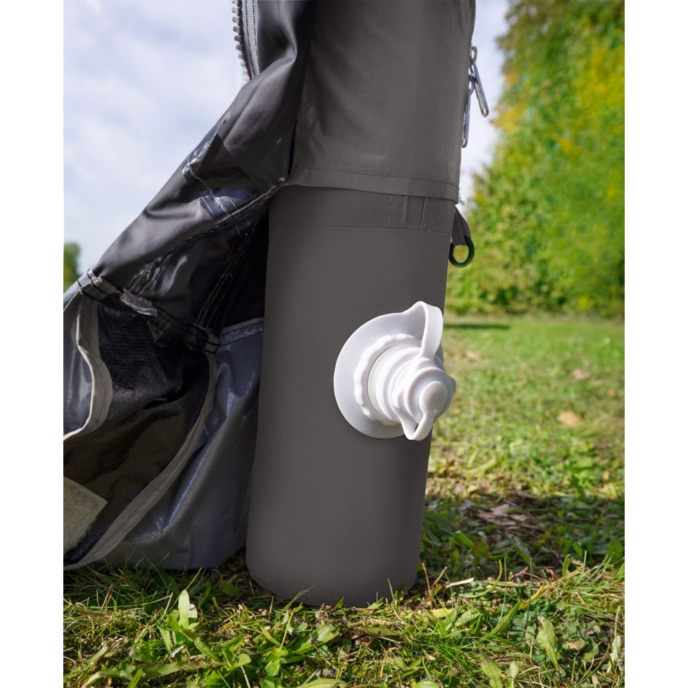 Монтаж на надуваема палатка предверие Berger Pontina към ван надуваеми рейки