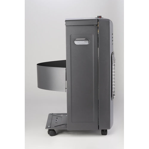 Газова отоплителна печка MEVA Relax 4,2 kW с практичен дизайн и колела за лесно пренасяне.