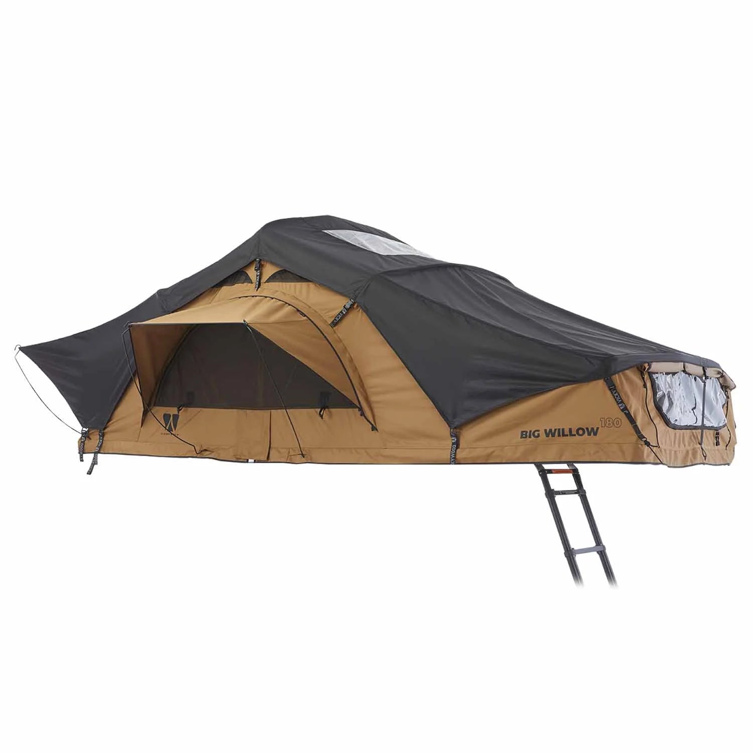 Покривна палатка VICKYWOOD BIG WILLOW 4.0 разгъната стс стълба Rooftop tent